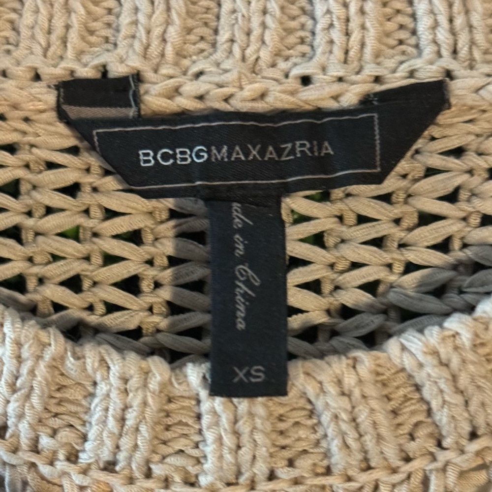 BCBGMAXAZRIA AUBRIANA OPEN KNIT SWEATER - Picture 5 of 9